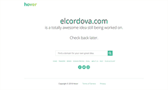 Desktop Screenshot of elcordova.com