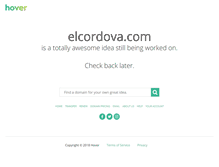 Tablet Screenshot of elcordova.com